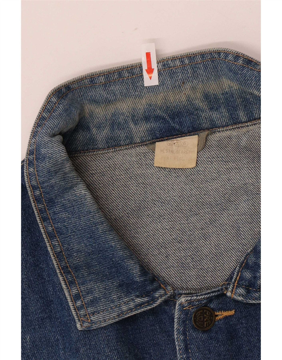 Vintage Herren Jeansjacke UK 40 Large Blue