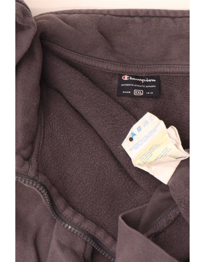 Champion Herren-Trainingsanzug mit grafischem Oberteil, 2XL, graue Baumwolle