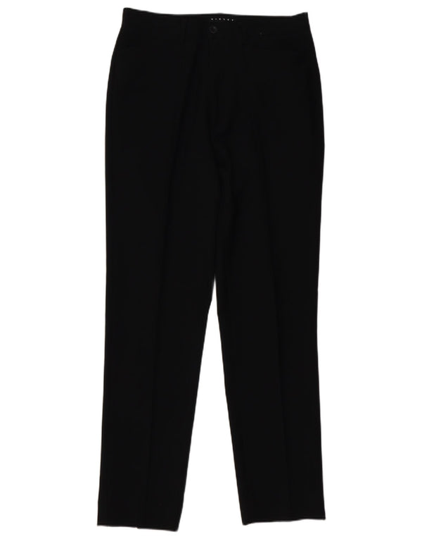 Sisley Damen Tapered Casual Hose IT 46 Large W30 L31 Schwarz Polyester