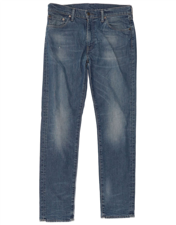 Levi's Herren Slim Jeans W33 L34 Blaue Baumwolle