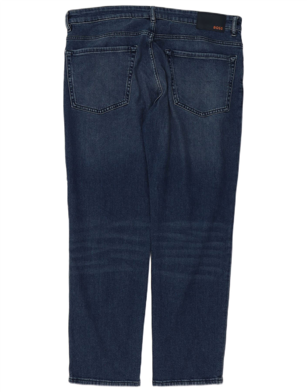 Hugo Boss Herren-Jeans mit normaler Passform, gerade Passform, W30, L30, Blau, Baumwolle