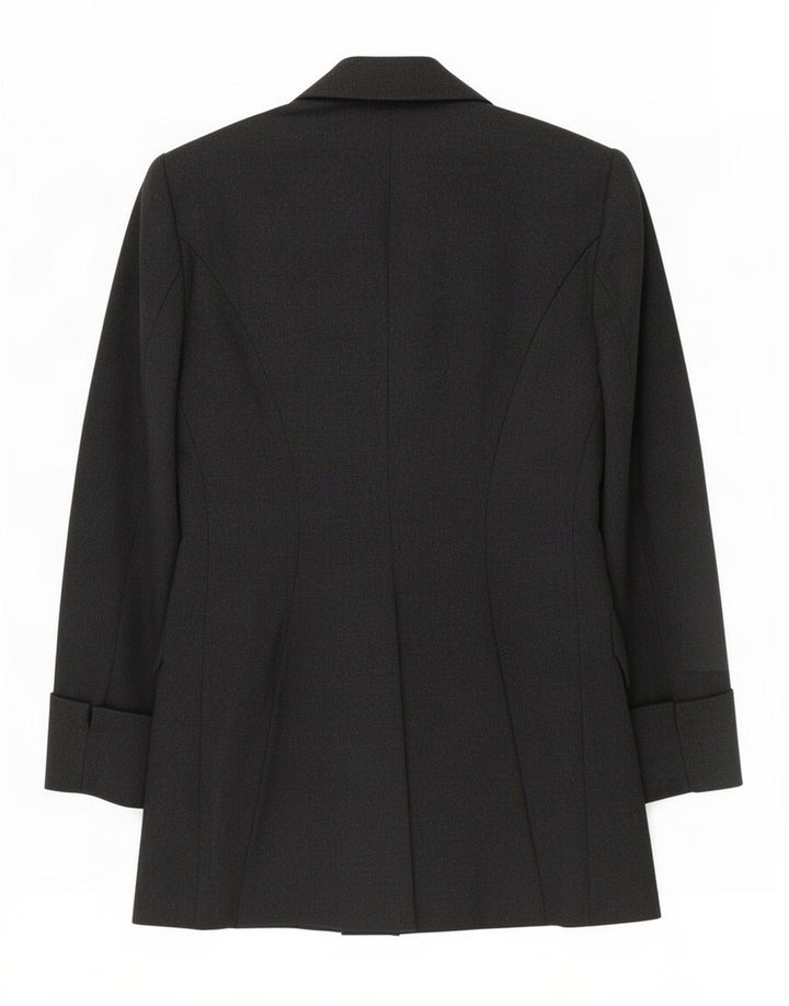 Sport Staff Damen-Blazer mit 3 Knöpfen, IT 42, mittelgraue Schurwolle