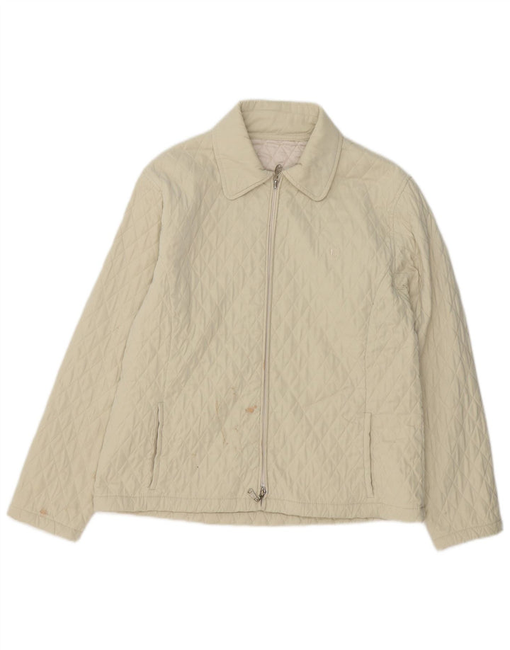Conte of Florence Damen Steppjacke IT 46 Large Grün Polyester