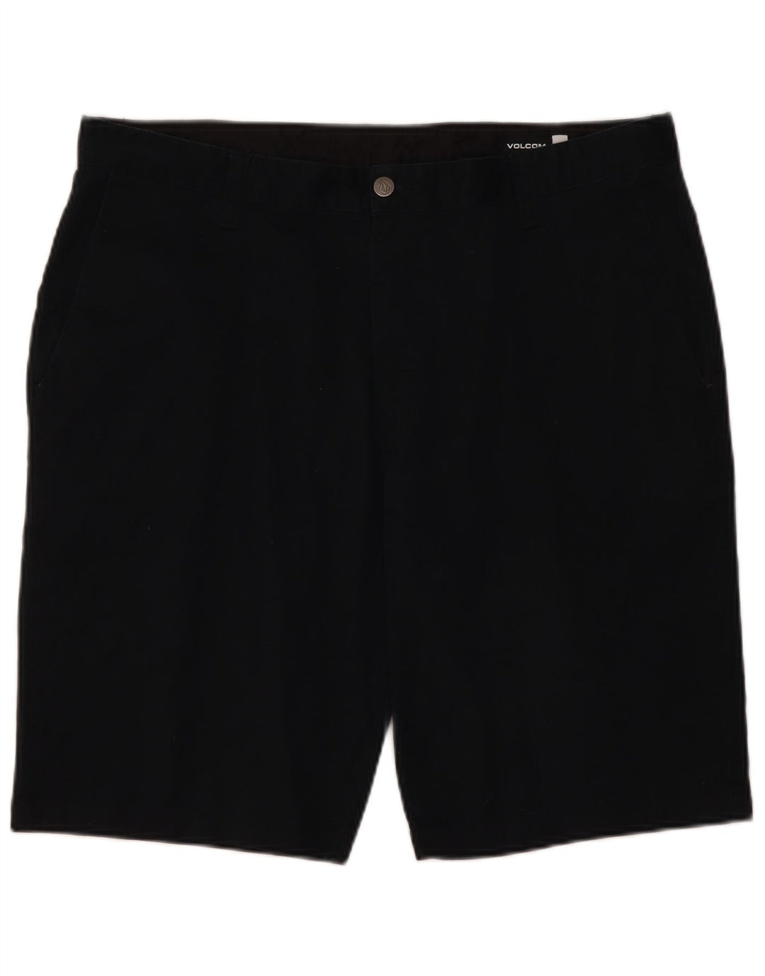 Volcom Herren Chino Shorts W38 XL Schwarz Baumwolle
