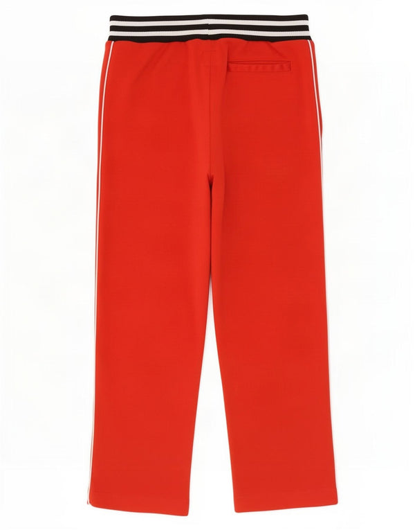 Adidas Damen Crop Trainingshose UK 10 Small Rote Baumwolle