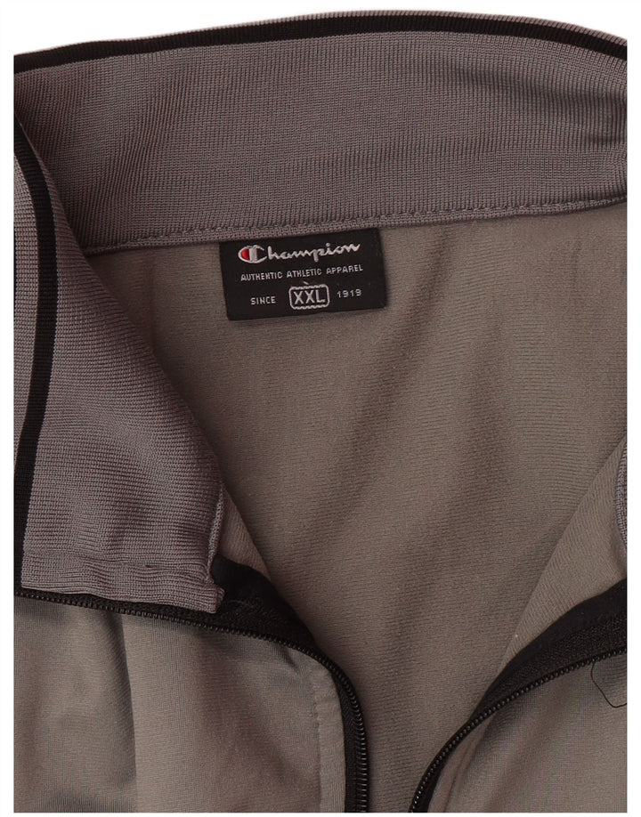 CHAMPION Herren-Trainingsanzug-Top-Jacke 2XL Grau
