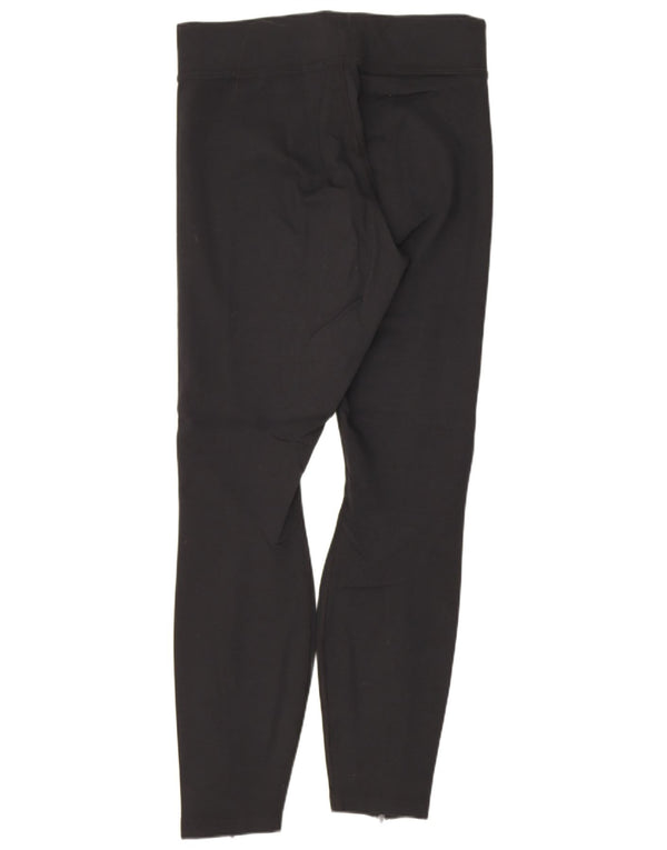 Nike Damen Leggings UK 12 Mittelschwarze Viskose