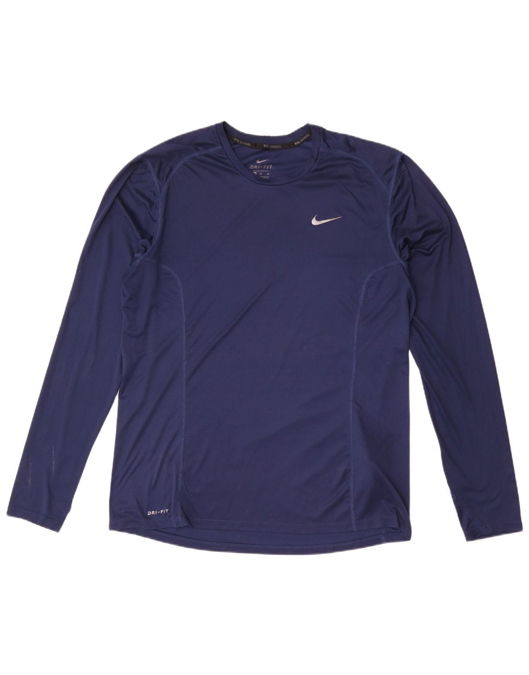 Nike Herren Dri Fit Top Langarm XL Marineblau Polyester