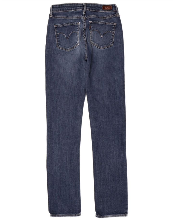 Levi's Damen Demi Curve Slim Jeans W28 L31 Blaue Baumwolle