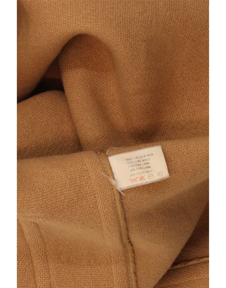 Invertere Herren-Dufflecoat mit Kapuze, UK 38, mittelbeige, Schurwolle