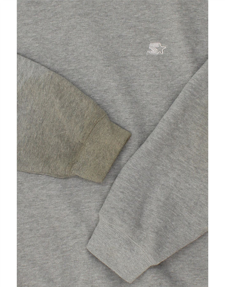STARTER Mens Sweatshirt Jumper UK 46/48 XL Grey Cotton Vintage Starter and Second-Hand Starter from Messina Hembry 