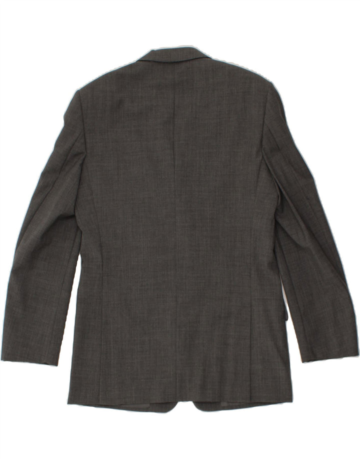 VALENTINO Herren-Set mit 3 Knöpfen, 2-teilig, IT 48, mittelgroß, W38, L32, graue Schurwolle