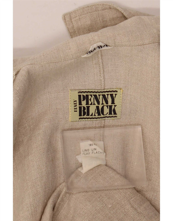 Übergroße Utility-Jacke für Damen von Penny Black, IT 44, mittelbeigeiges Leinen