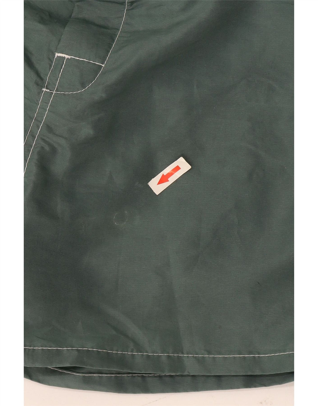 Sundek Herren-Badeshorts aus mittelgrünem Colourblock-Nylon