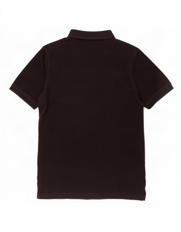 Pierre Cardin Herren-Poloshirt mit normaler Passform, mittelschwarze Baumwolle