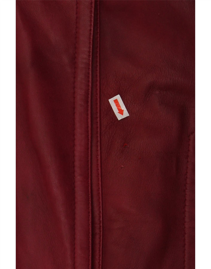 Vintage Damen Übergroße Parkajacke mit Kapuze EU 48 2XL Kastanienbraun