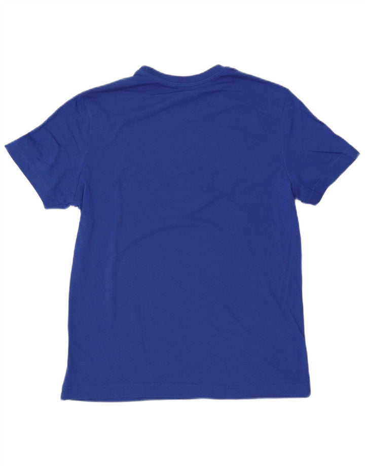Lotto Herren Grafik-T-Shirt-Oberteil Mittelblau