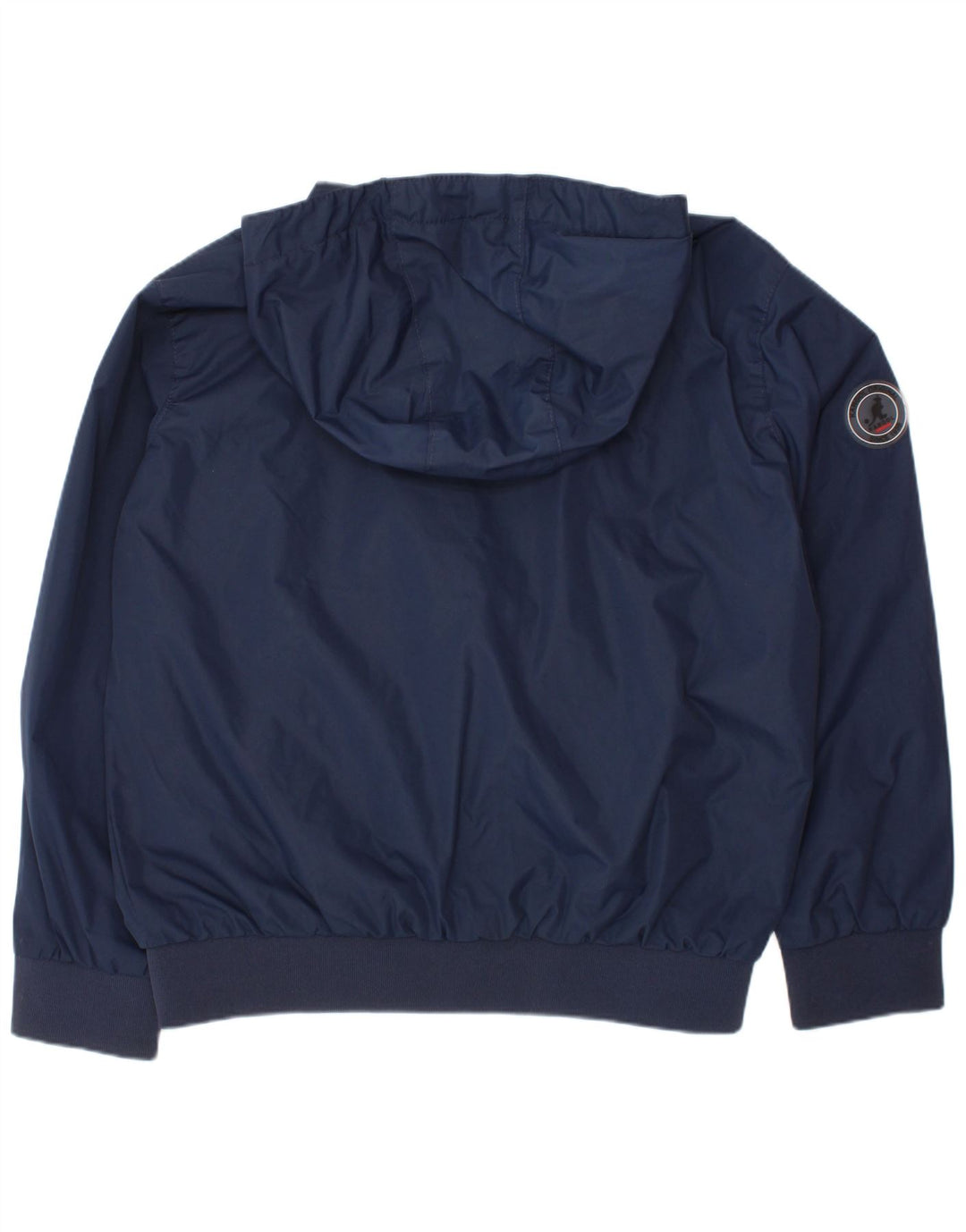 KANGOL Jungen-Bomberjacke mit Kapuze, 7–8 Jahre, marineblaues Polyester