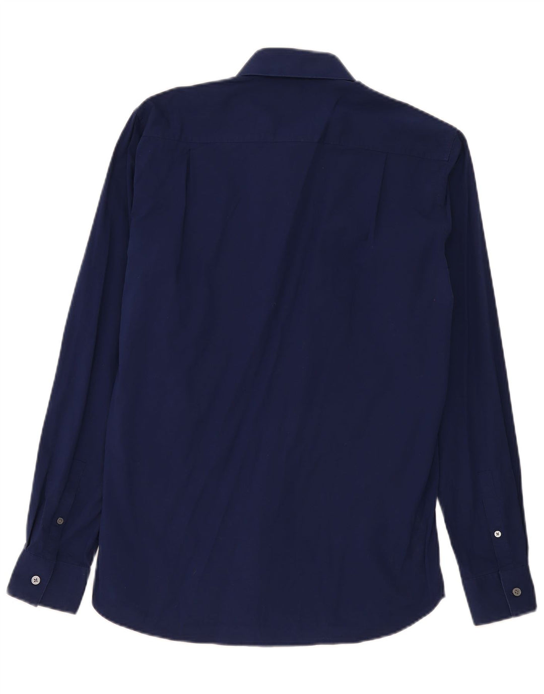 Dkny Herrenhemd, Größe 16, groß, marineblaue Baumwolle