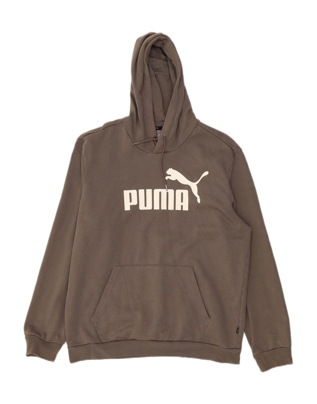 PUMA Herren Graphic Hoodie Pullover Große graue Baumwolle