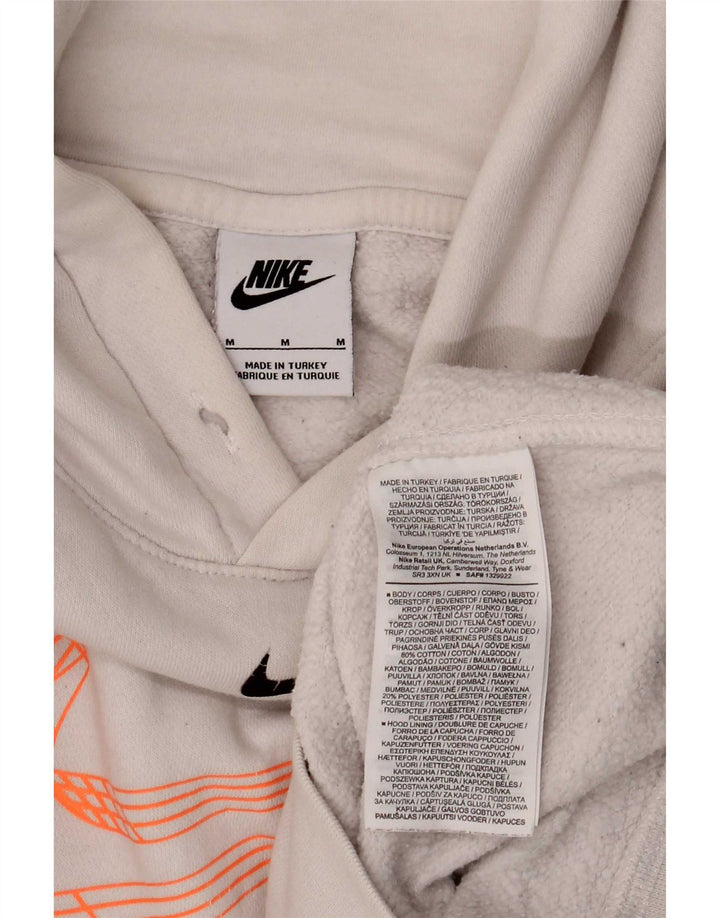 Nike Herren-Kapuzenpullover mit Grafik, mittelweiße Baumwolle