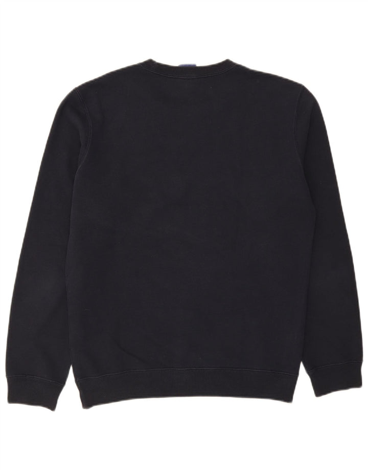 CHAMPION Mens Sweatshirt Jumper Small Navy Blue Cotton