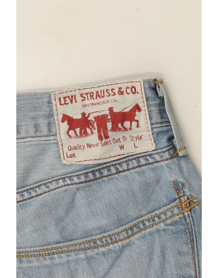 Levi's Herren 504 Denim Shorts W32 mittelblaue Baumwolle