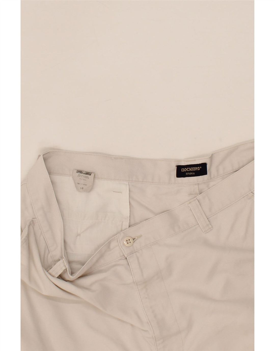 DOCKERS Mens Cargo Shorts W40 Medium White Cotton Vintage Dockers and Second-Hand Dockers from Messina Hembry 