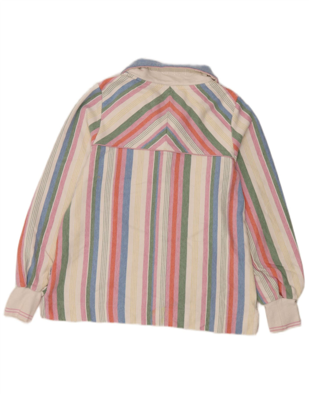 Joules Damen-Sweatshirt mit Reißverschluss am Hals, Gr. 8, klein, mehrfarbig, gestreift