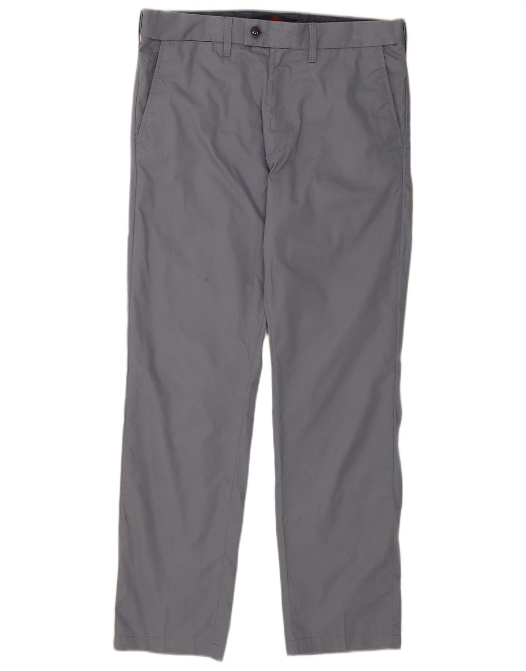 Gerade Herren-Chinohose von Marks & Spencer, W32, L31, Blau, Baumwolle