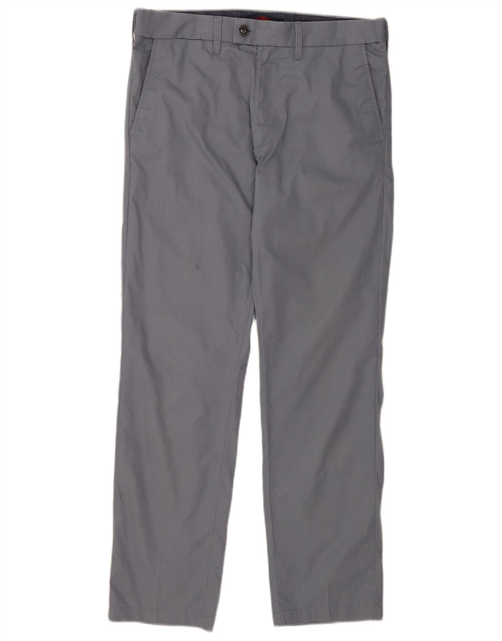 Gerade Herren-Chinohose von Marks & Spencer, W32, L31, Blau, Baumwolle