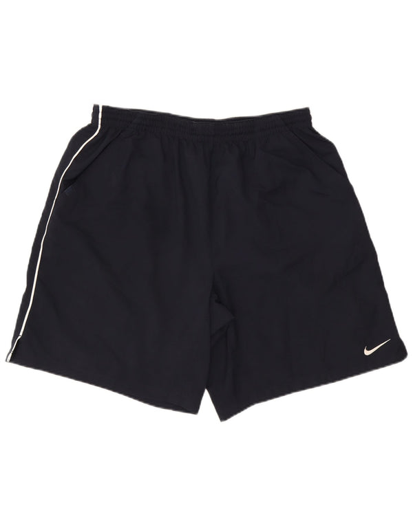 Nike Herren Dri Fit Sportshorts, groß, marineblaues Polyester
