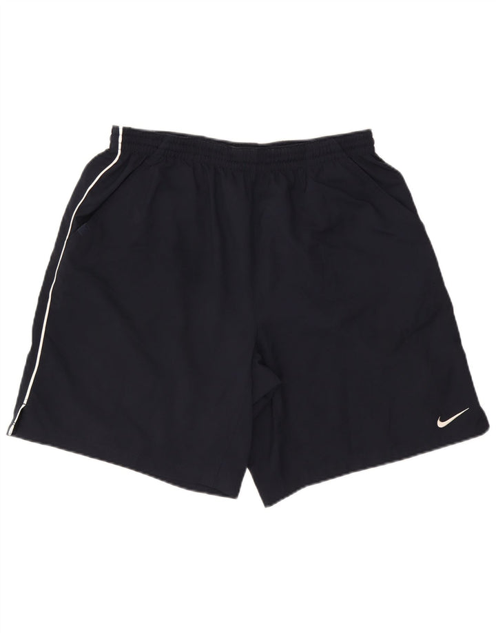 Nike Herren Dri Fit Sportshorts, groß, marineblaues Polyester