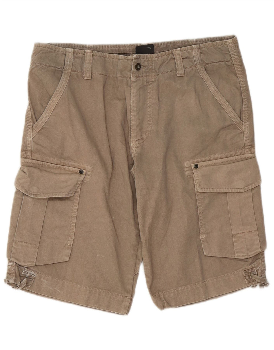 Diadora Herren Cargoshorts IT 48 Medium W34 Beige Baumwolle
