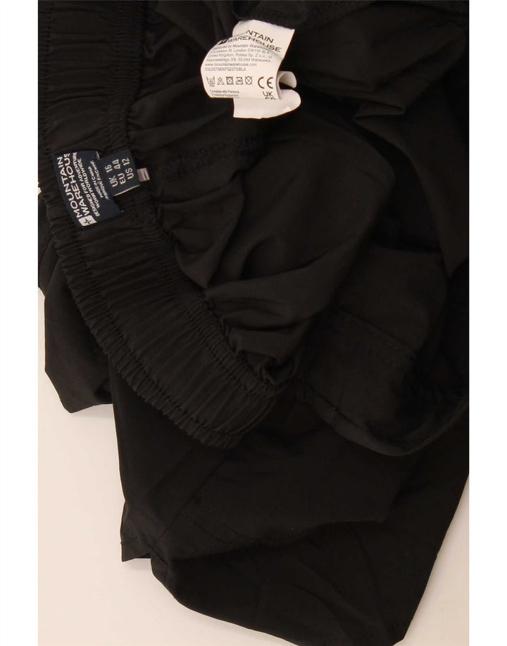 Mountain Warehouse Damen-Sportshorts UK 16 Large Schwarz Polyester