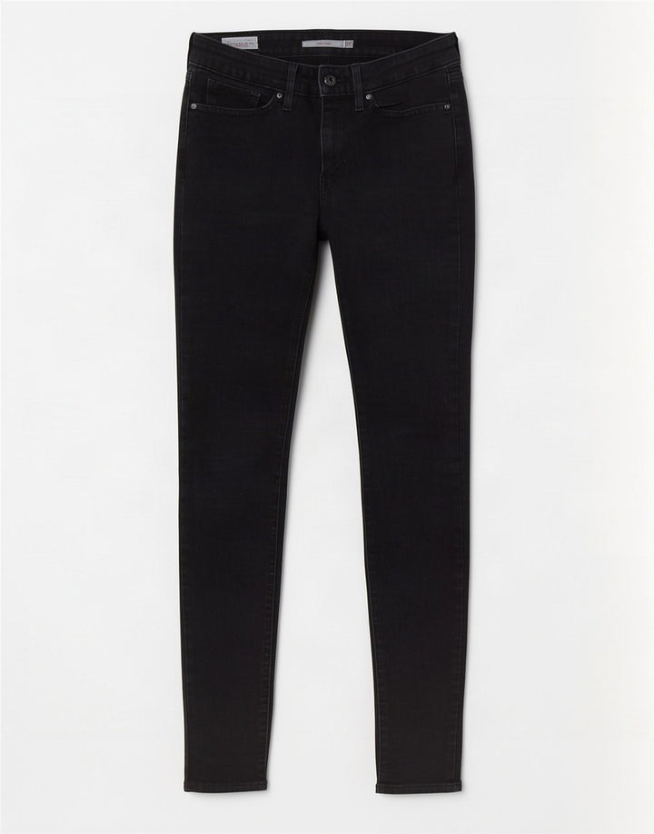 Levi's Damen 711 Skinny Jeans W27 L30 Marineblau