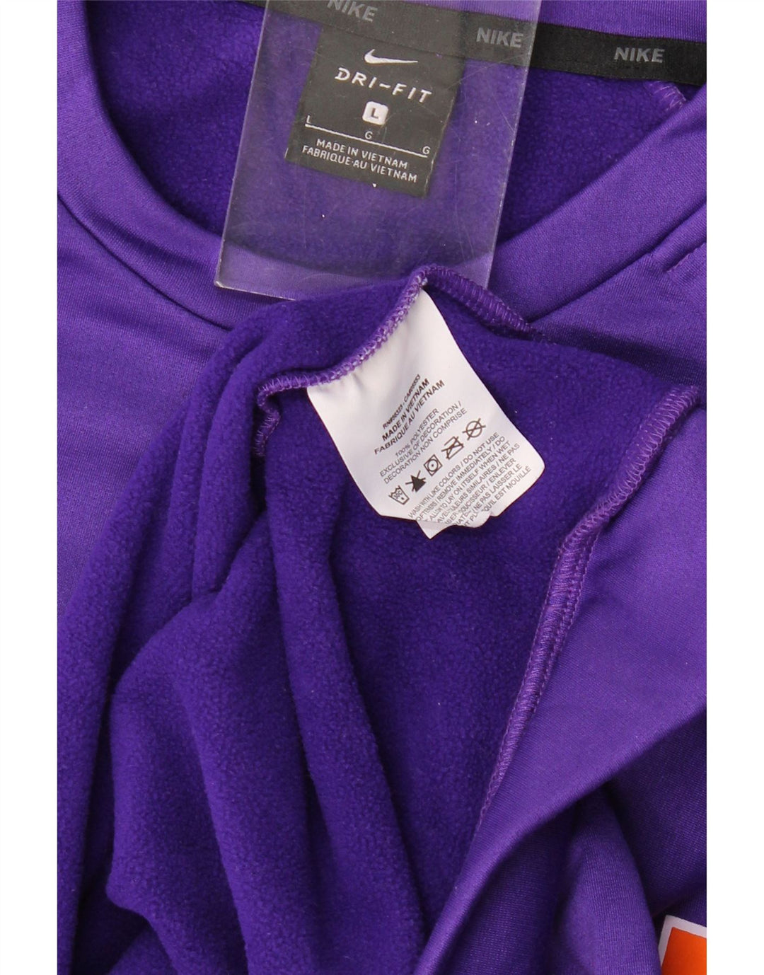 NIKE Herren Menchville Wrestling Grafik-Sweatshirt, Pullover, Größe L, Lila
