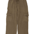 Zara Damen Cargo-Trainingshose UK 12 Medium Khaki Baumwolle
