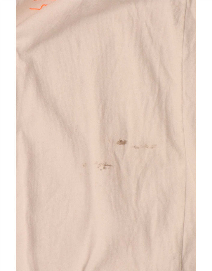 Fila Herren-T-Shirt mit Grafik, Größe S, weiße Baumwolle