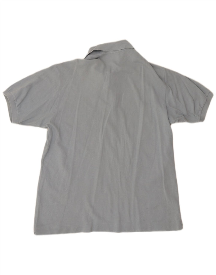 LACOSTE Herren-Poloshirt, Größe 5, große blaue Baumwolle