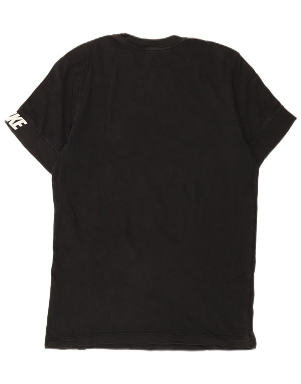 Nike Herren-T-Shirt mit Grafik, Größe S, schwarze Baumwolle