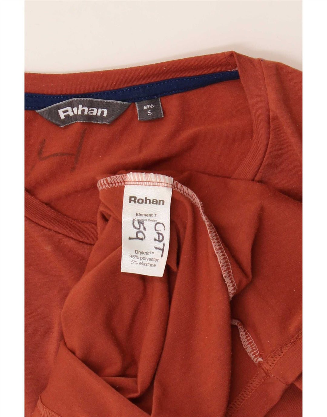 Rohan Herren T-Shirt Top Small Braun Polyester