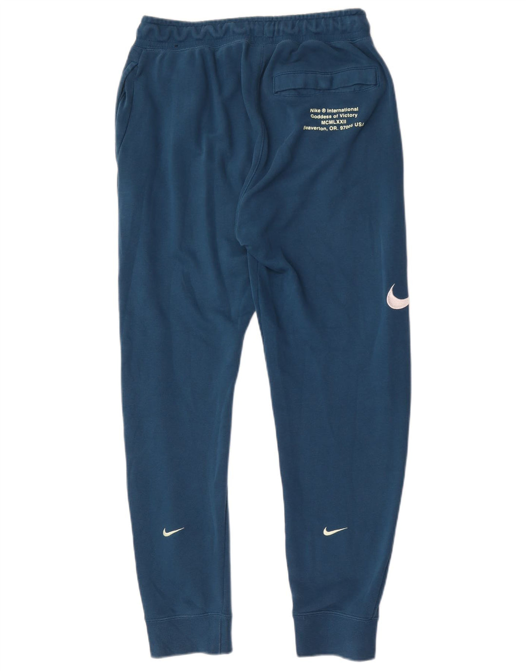 Nike Herren-Trainingsanzug mit Grafik, Größe S, blau, Baumwolle