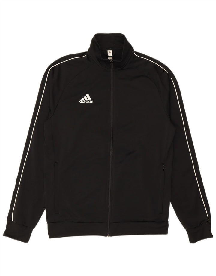 ADIDAS Herren-Trainingsanzug-Oberjacke, Mittelschwarzes Polyester