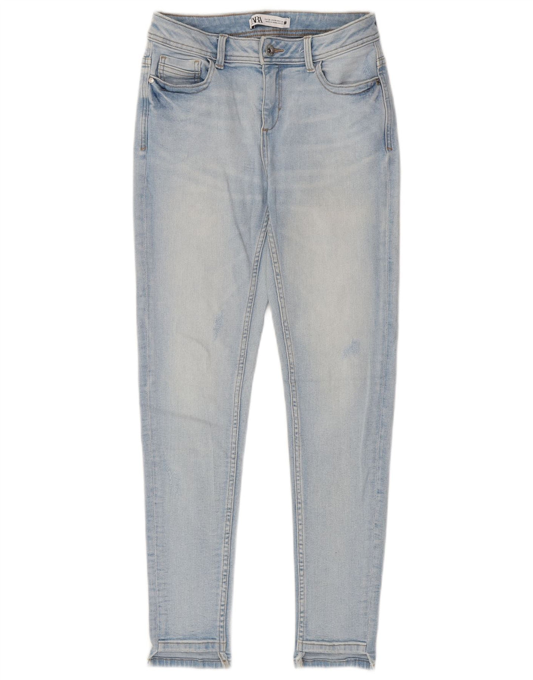 Zara Damen Skinny Jeans EU 36 Small W26 L27 Blau