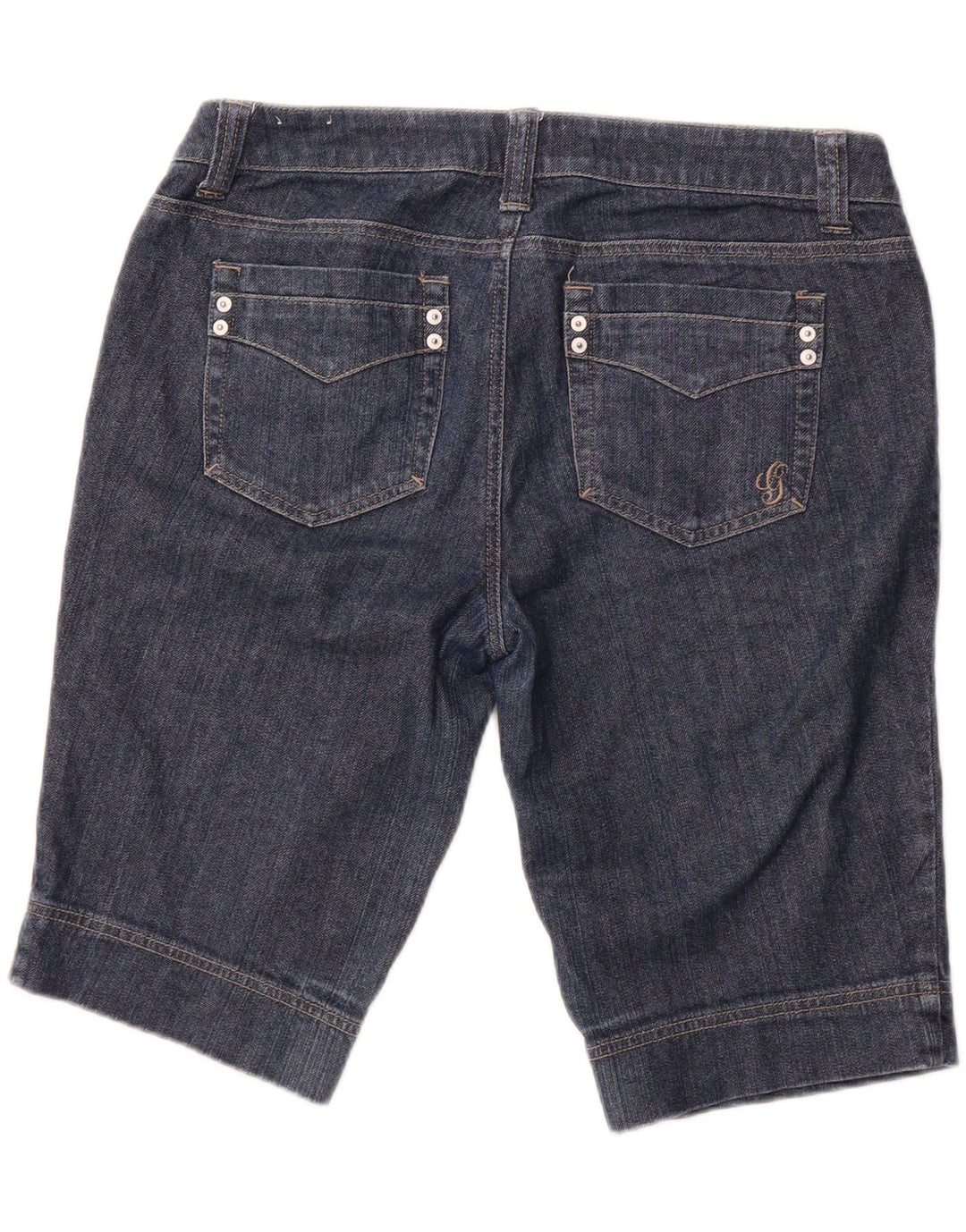 GUESS Damen Jeansshorts W32 Große blaue Baumwolle
