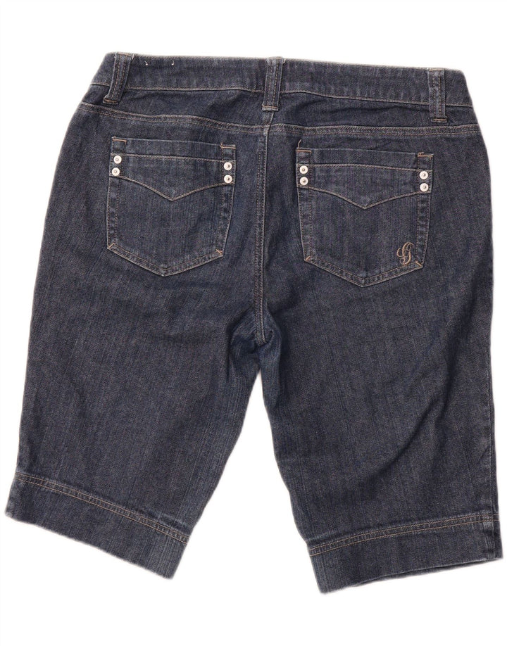 GUESS Damen Jeansshorts W32 Große blaue Baumwolle