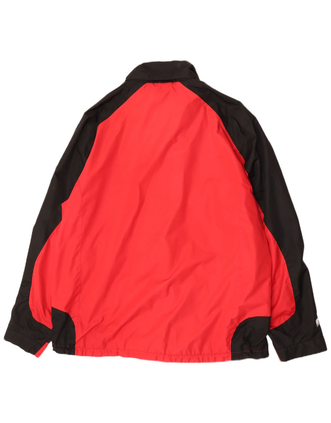 Iguana Herren-Regenjacke, UK 46 3XL, rotes Colourblock-Polyester