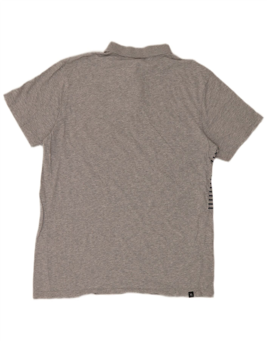 Rip Curl Herren-Poloshirt mit entspannter Passform, groß, grau gestreift