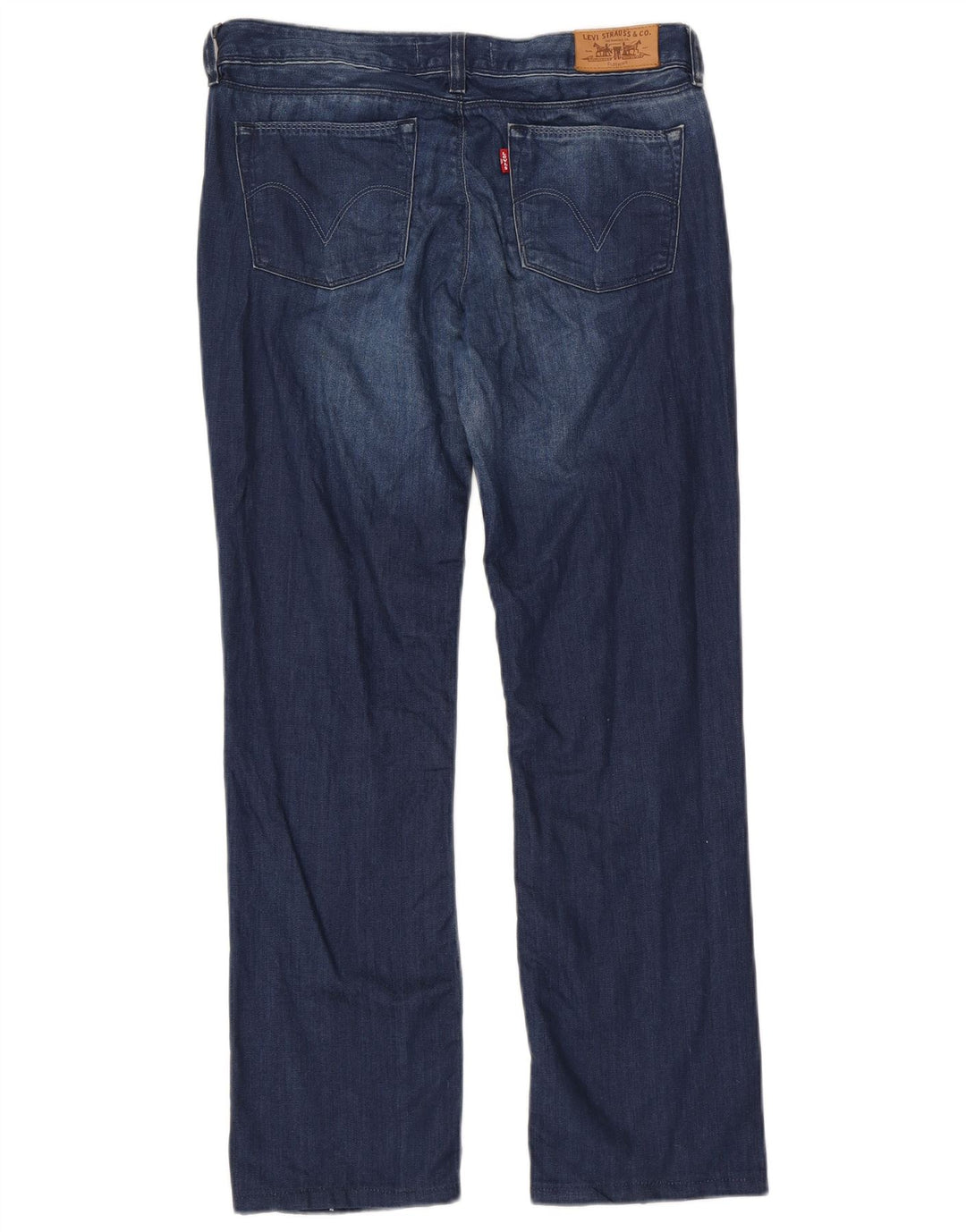Levi's Damen 572 Bootcut Jeans W31 L28 Marineblau Baumwolle